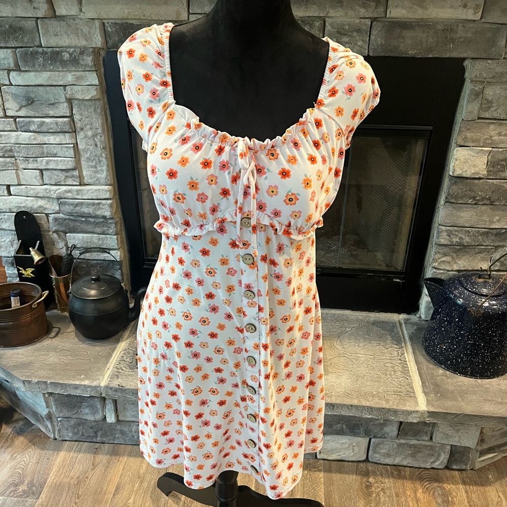 No Boundaries Floral Dress